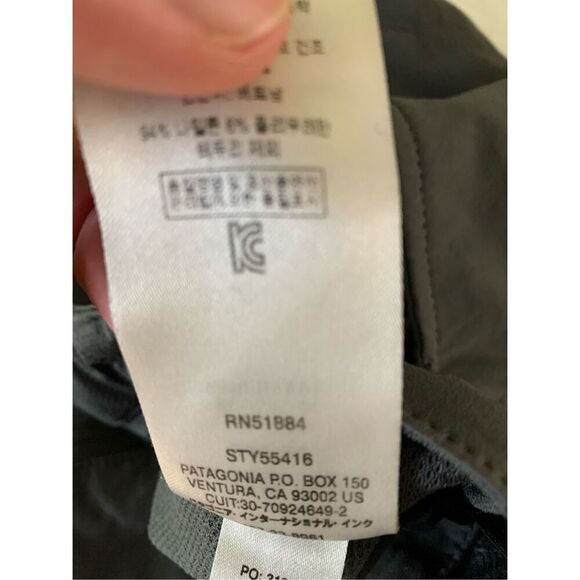 Patagonia Quandry outdoor hiking gray pants women's size 2 55416 - Picture 5 of 6